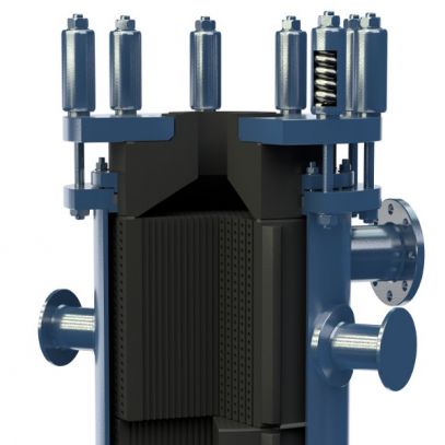 mersen-graphite-heat exchanger